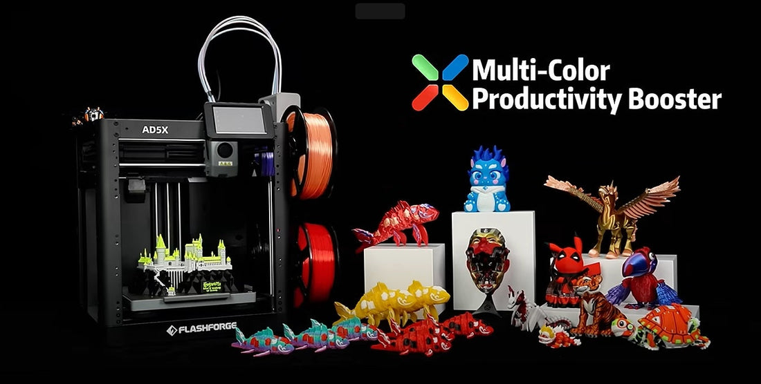 New Flashforge 3D Printer Launched — Multicolour Now