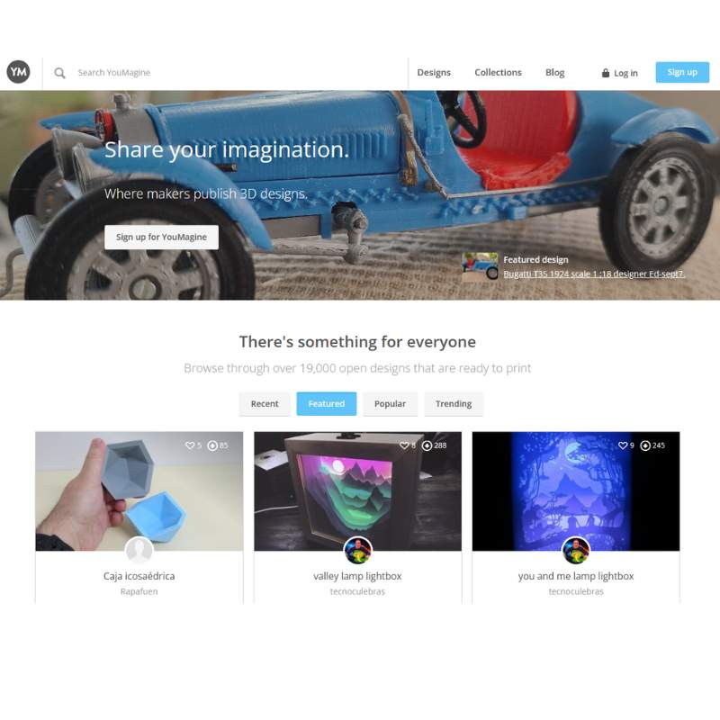 YouMagine: Nurturing Open-Source Creation in 3D Printing