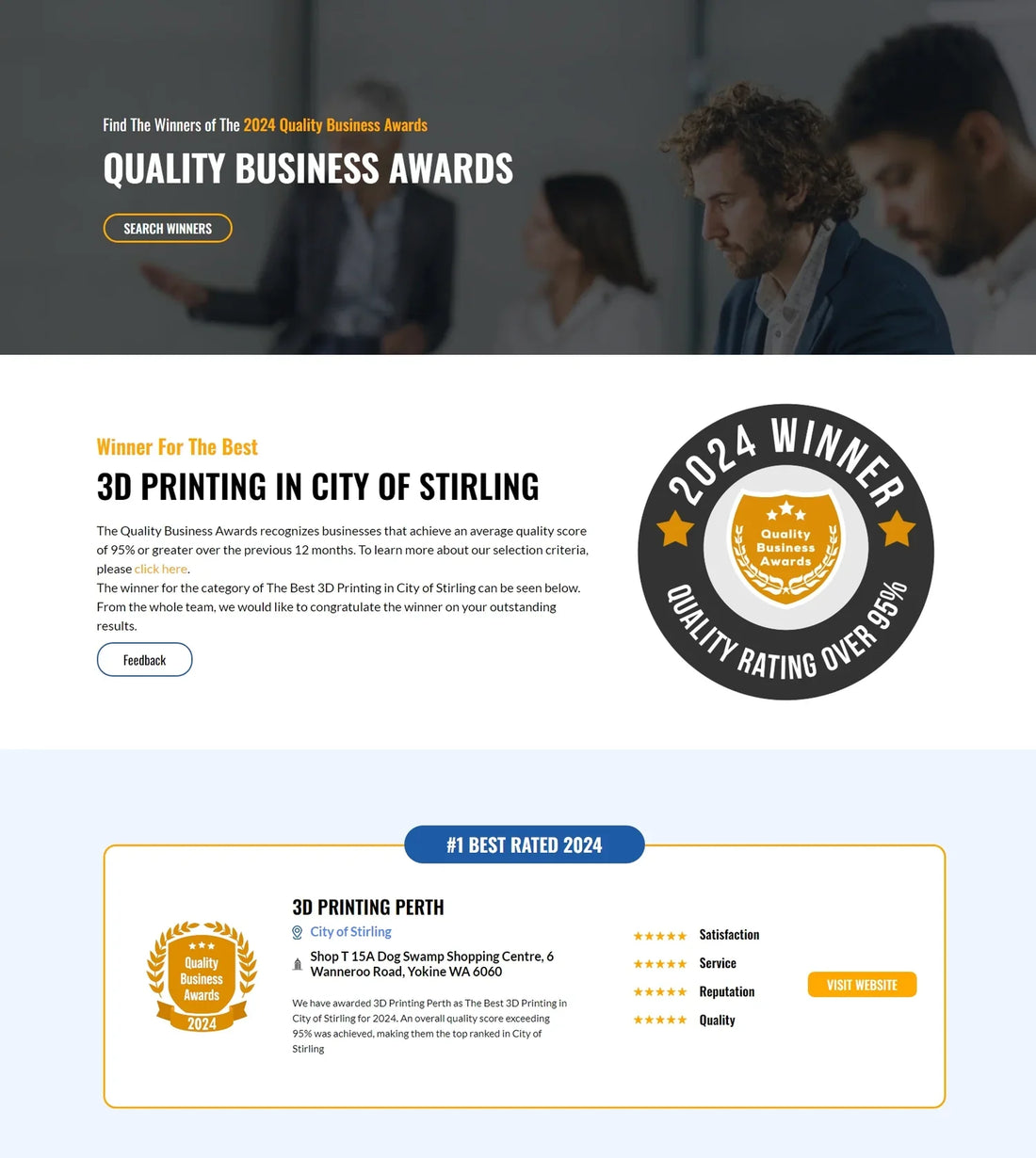 Voted Best 3D Printing in City of Stirling for 2024