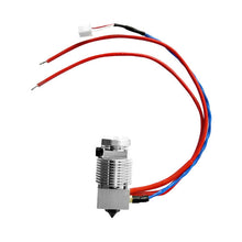 The Flashforge Hardened 0.6mm Nozzle Assembly for the Creator 3 Pro 3D printer, equipped with metal extruders and red and blue wires, is engineered for precision and durability in 3D printing.