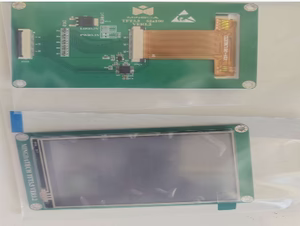 Two green circuit boards are shownâone with components and a ribbon cable, the other with a MINGDA 3.5-Inch LCD Touchscreen for Magician X2âboth inside clear plastic covers.