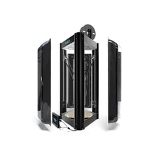 An Enclosure for FLSUN V400 3D Printer with an open door.