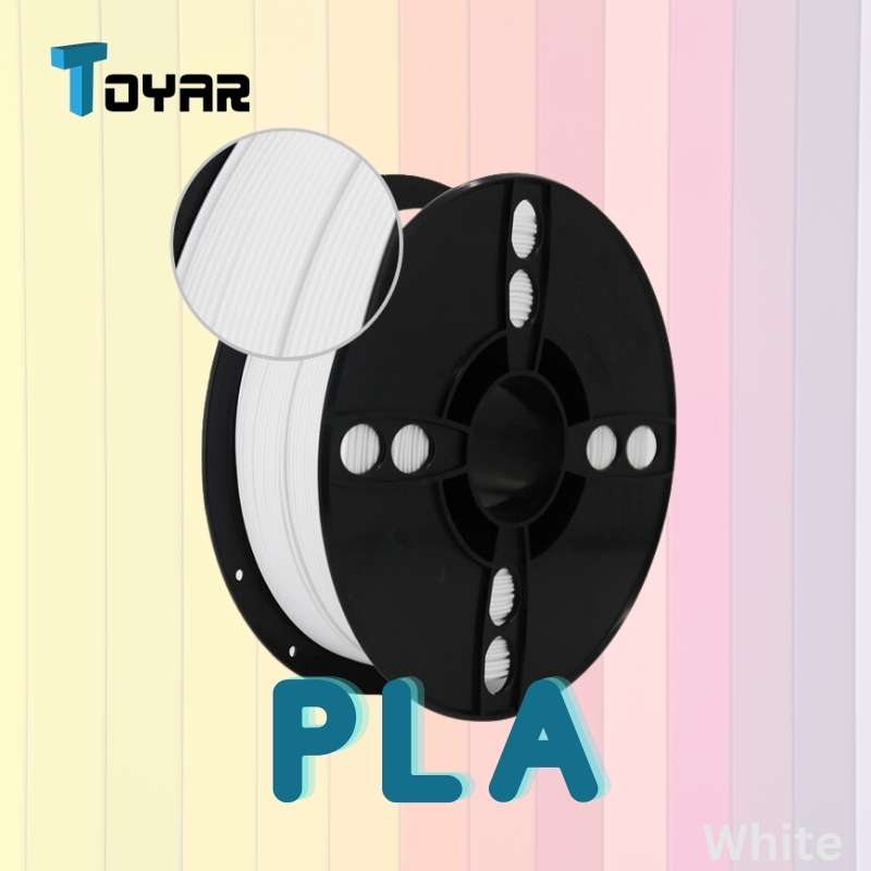 Toyar PLA Standard 1.75mm 3D Printing Filament - High-quality and precise printing with vibrant colors.
