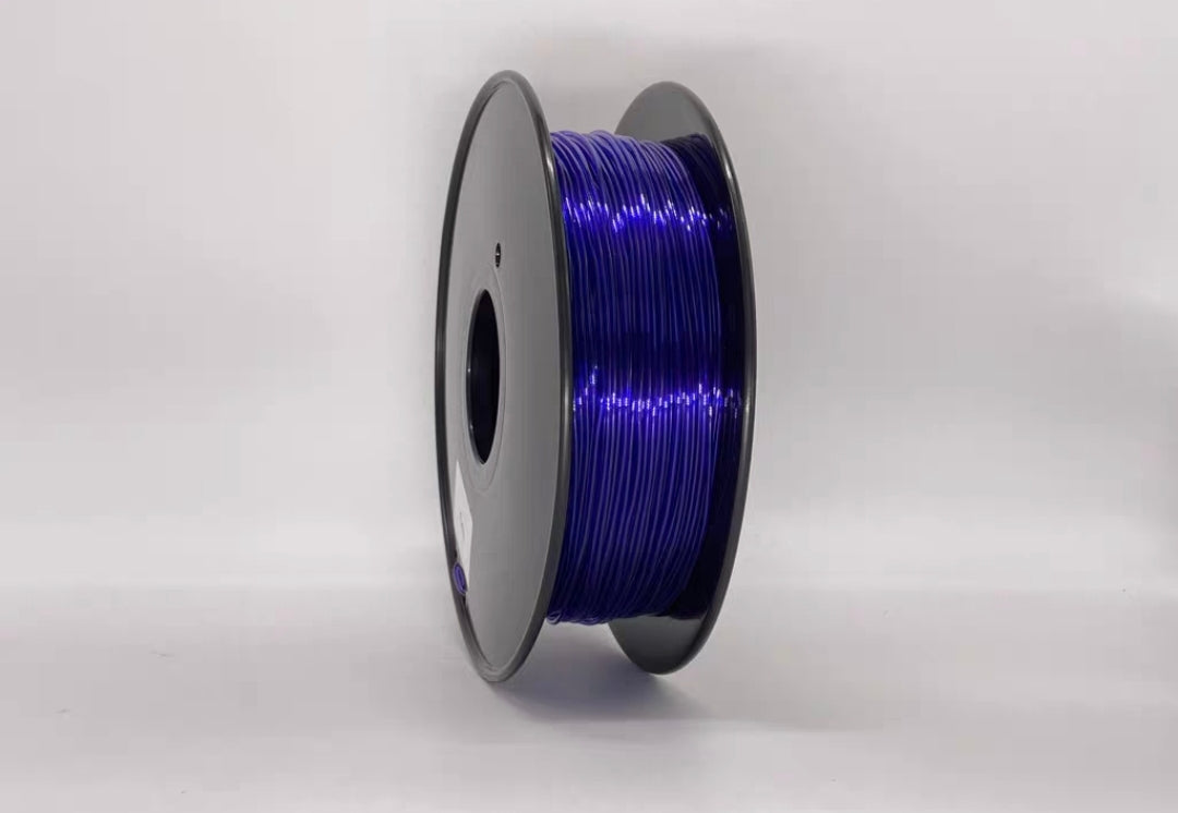 The Toyar TPU Transparent 1.75mm Filament, shown against a white background, offers flexible properties—ideal for versatile 3D printing projects.