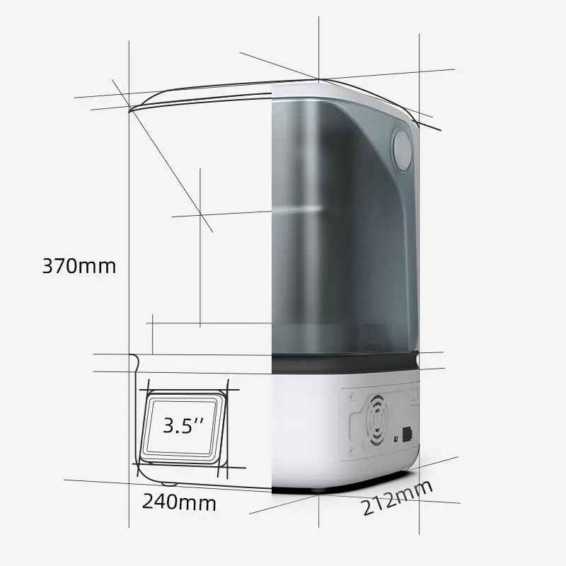A showcase of various colorful resins compatible with the Tronhoo KinGee KG406 Pro Resin 3D Printer.