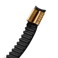 A black and gold 3D Printing Perth - Cirrus Link GT2 Timing Belt Copper Buckles strap.