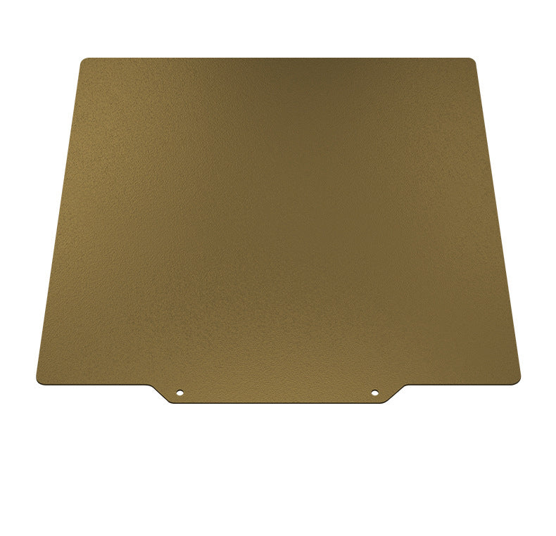 A flat, rectangular printed circuit board featuring two small cutouts at the bottom, designed to seamlessly integrate with the 3D Printing Perth - Cirrus Link PEI PET Bed Platform Steel Sheet Magnetic Base.