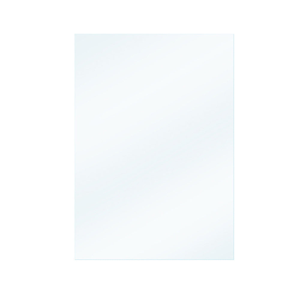 A plain, rectangular white mirror with a reflective surface, similar to the sleek finish of 3D Printing Perth - Cirrus Link's FEP Film for SLA UV resin printers.