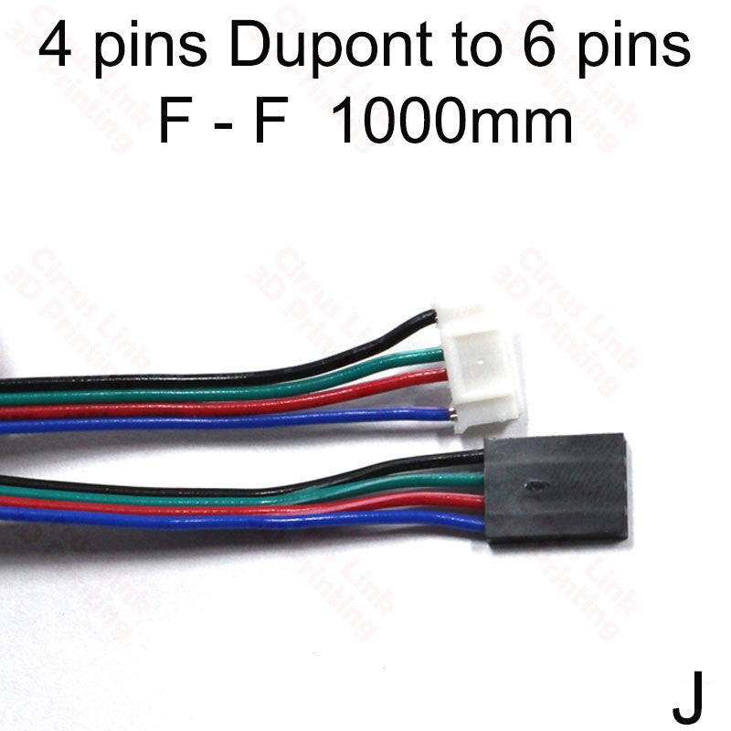 High-quality Stepper Motor Cable - 6-pin Female to Female Dupont Wire for precise connections. Shop now!
