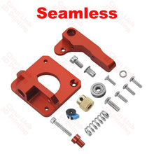 High-performance extruder set with seamless feeding drive feeder