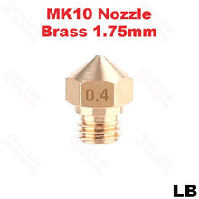 Nozzle MK10 Brass M7 threaded nozzle for 1.75/3mm - High-quality nozzle for precise 3D printing.