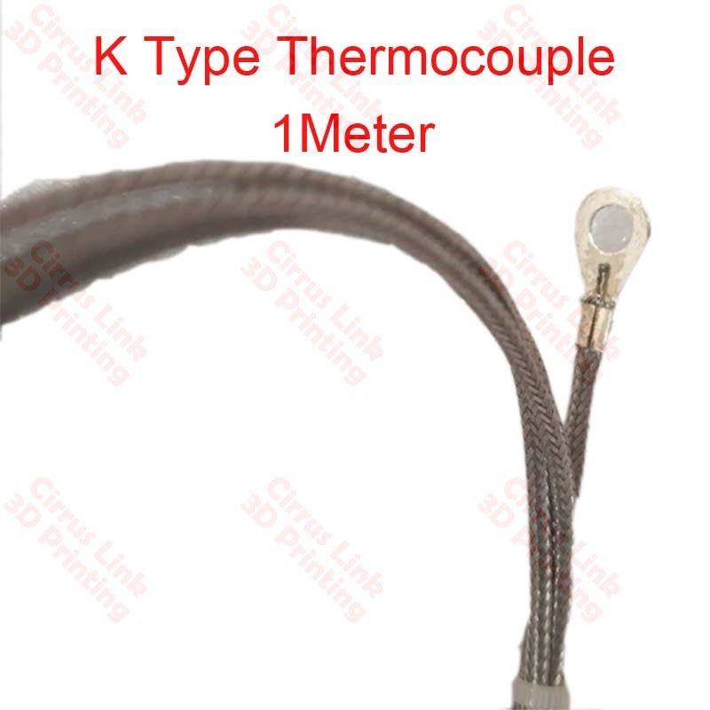 Thermocouple K Type Temperature Sensor 1 Meter (Probe Ring) - Accurate and reliable temperature measurement.