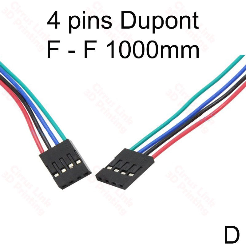 High-quality stepper motor cable for seamless connection. Female to female Dupont wire.