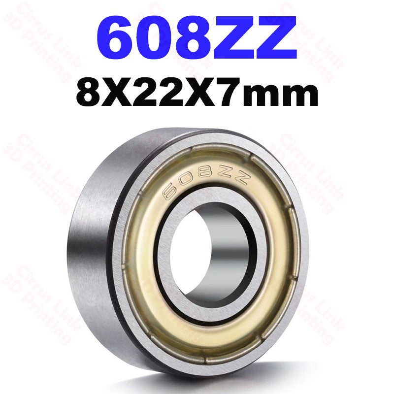 An OpenBuild Standard Deep Groove Ball Steel Bearing ABEC-5 with a white background.