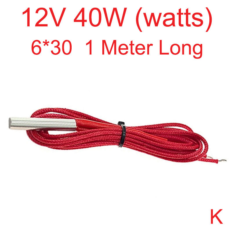 Ceramic heater cartridge 12V for efficient heating in cars.
