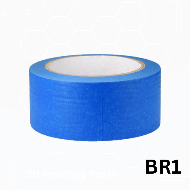 3D printer build platform with a Kapton blue tape surface, for sale in the Perth area.