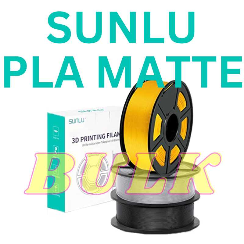 High-quality SUNLU PLA Matte 1.75mm 3D Printing Filament for bulk filament needs. Durable and reliable. Order now!