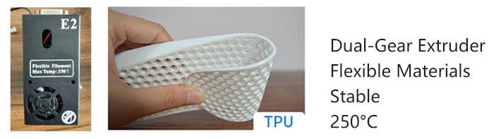 MakerPi P3 PRO Hotend Head - Flexible Filament. Removable for easy use. Enhance your 3D printing experience.