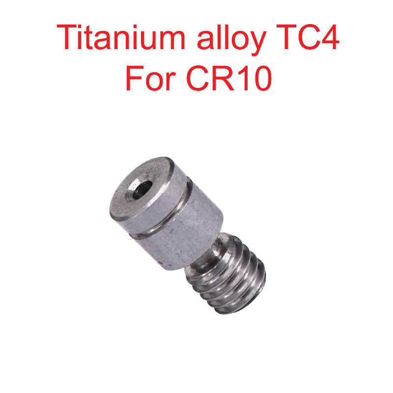 Throat Titanium Alloy TC4 for Creality CR10 1.75mm - Durable and Efficient
