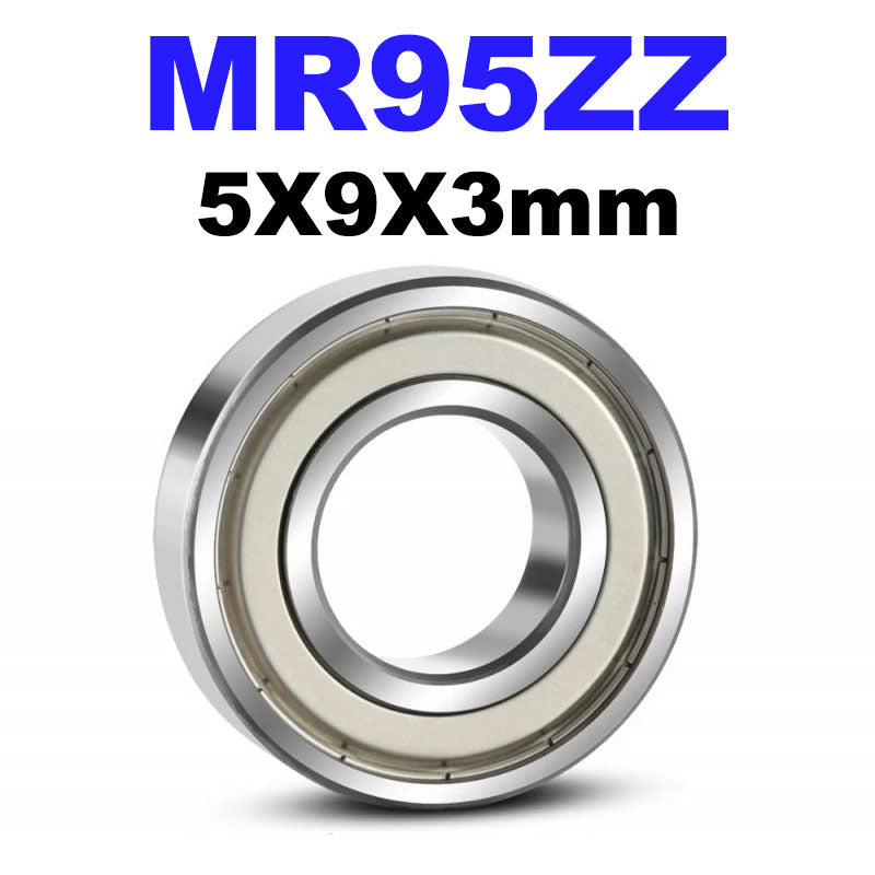 OpenBuild's Bearing - Standard Deep Groove Ball Steel Bearing ABEC-5 is a 5x9x3mm deep groove ball bearing.