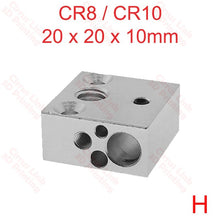 Creality Cr-10 3D printing heat block sell in Perth.