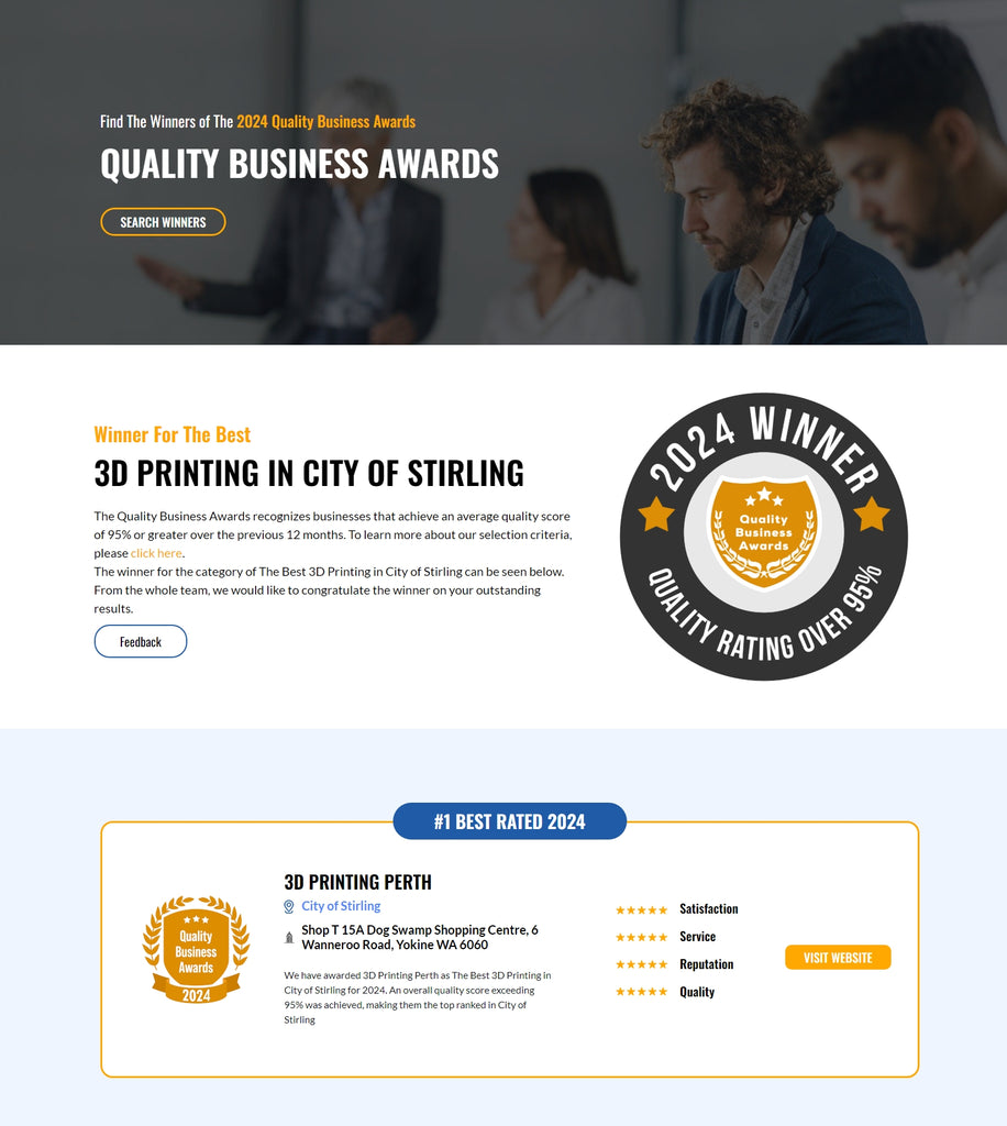 3D Printing Perth - Award-winning Service