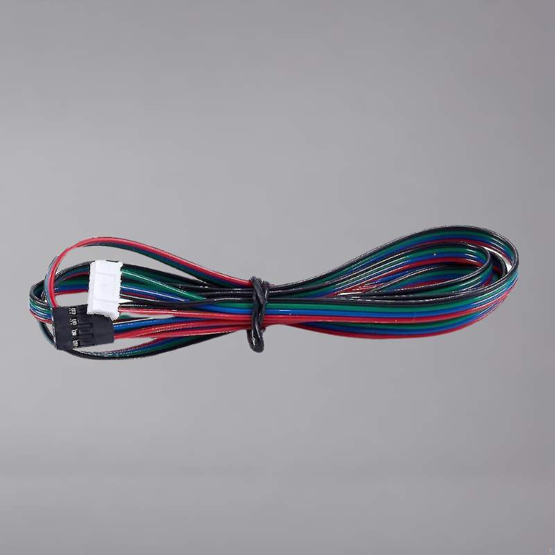 A multi colored led cable with a wire attached to it.