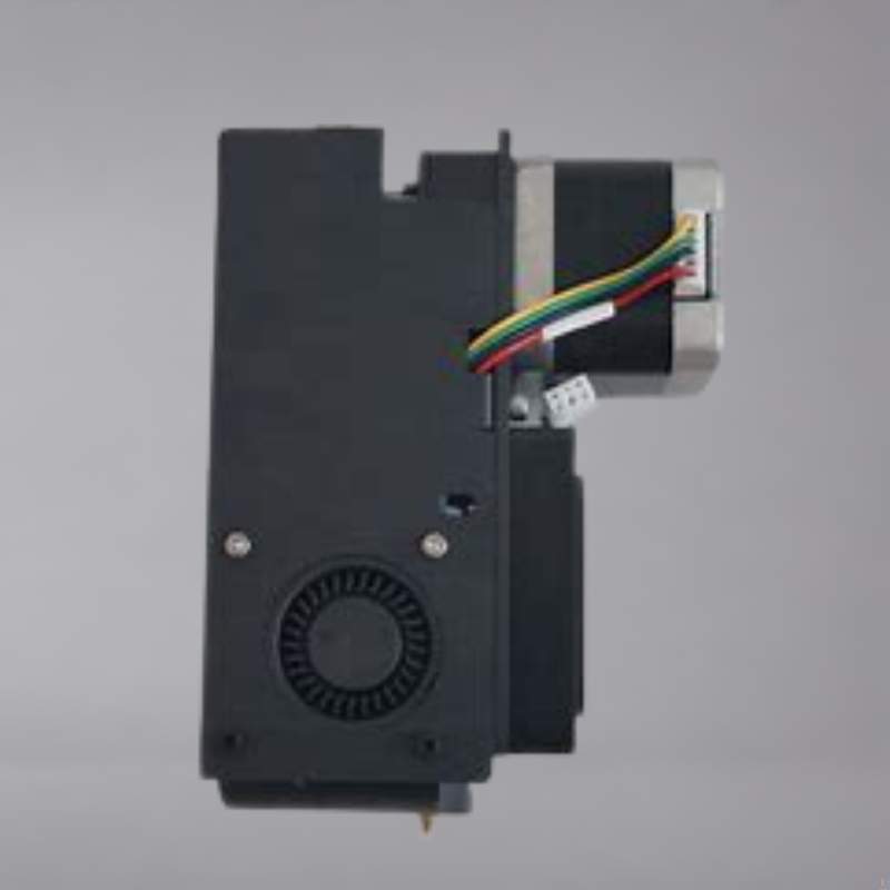 A small motor with a wire attached to it.