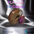 Toyar PLA Silk Tri Colour 1.75mm 3D printing filament.