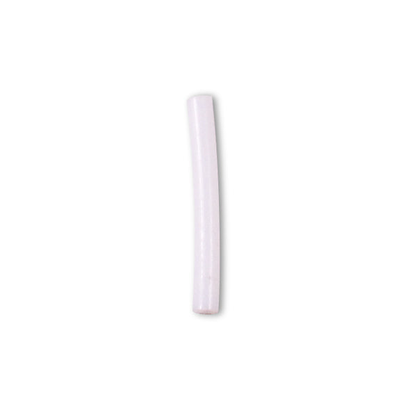 A set of ten white cylindrical Teflon tubes from Flashforge, compatible with the Dreamer 3D Printer and Flashforge Creator Pro, rests elegantly on a plain white background.