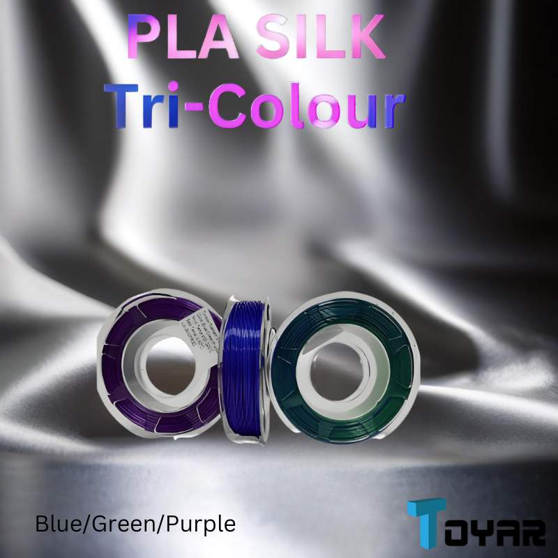 Mingda Tricolor Red/Green/Blue PLA 3D Filament Silk - High Quality