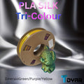 Toyar PLA Silk Tri Colour filament.