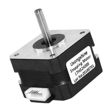 A small black and silver Stepper Motor Nema 17 17HS2408SD - AN device designed for use in various applications such as robots from the brand 3D Printing Perth - Cirrus Link.