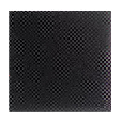 A solid black rectangle featuring a subtle lattice-patterned texture on its surface, designed as part of the Lattice Platform Glass Platform 4mm Thick by 3D Printing Perth - Cirrus Link.