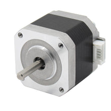 The 42 Stepper Motor from 3D Printing Perth - Cirrus Link, with a 39mm height and a 1.8-degree step angle, features a protruding shaft and four mounting holes, making it perfect for precision in 3D printing projects.