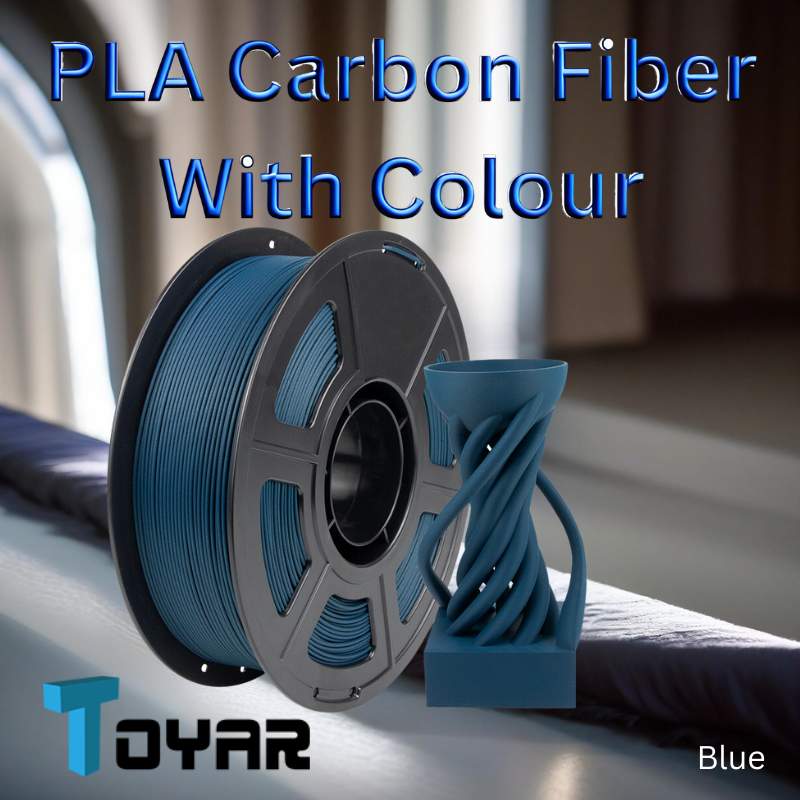 Toyar 3D printing filament with Toyar Carbon Fiber PLA.