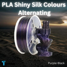Toyar PLA Shiny Silk Colours Alternating 1.75mm 3D Printing Filament by Toyar is creating shiny silk colours for 3D printing.
