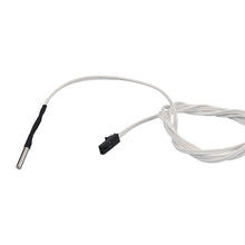 The Prusa i3 MK3S Voron 2.4 Thermistor and Thermocouple Sensor by 3D Printing Perth - Cirrus Link, with a white wire and metal probe, ensures precise measurements. Its coiled cable facilitates easy installation in printer setups like Voron 2.4 and Prusa i3 MK3S sensor kits.