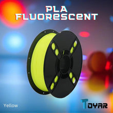 Fluorescent yellow Toyar PLA filament.