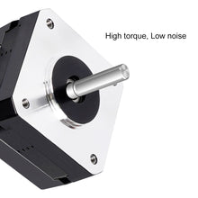 A Titan Extruder 42 Stepper Motor with a protruding shaft is shown. Text reads, "High torque, Low noise—perfect for 3D printing." Brand: 3D Printing Perth - Cirrus Link.