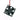 Against a plain white background, a compact black cooling fan featuring five blades and two red and black wires is displayed. The 24V 3010 DC Fan, measuring 30mm x 30mm x 10mm with a low noise level of 27.7 DBA and airflow of 4.2 CFM, from the brand '3D Printing Perth - Cirrus Link,' is ideal for ensuring optimal cooling in 3D printers.