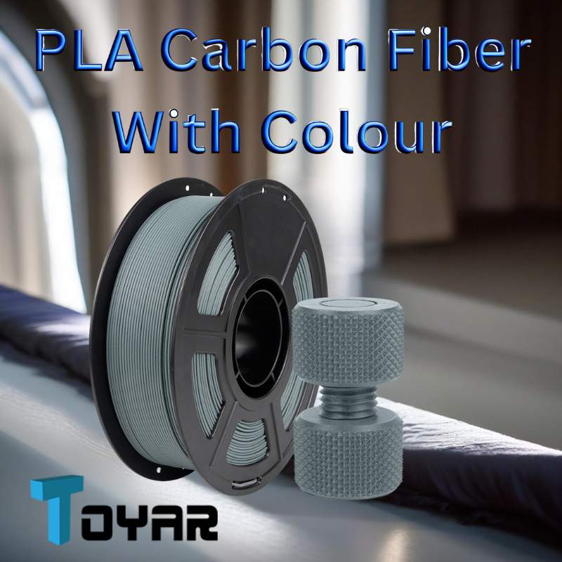 Toyar Carbon Fiber PLA filament with color for 3D printing.