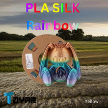 PLA Silk Rainbow filament with silk finish for 3D printing - Toyar PLA Silk Rainbow 1.75mm 3D Printing Filament by Toyar