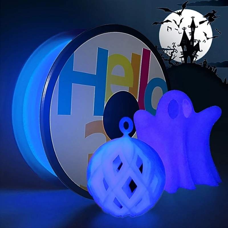 Hello3D offers the Filament - Hello3D PLA Glow In The Dark 1.75mm 3D Printing Filament, perfect for creating spooky Halloween decorations that come to life in the dark.