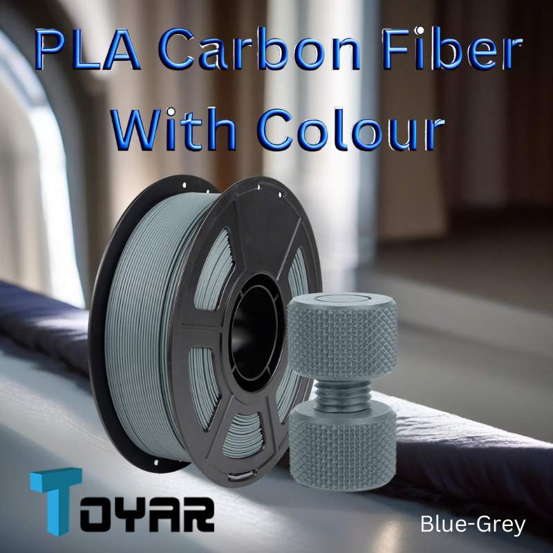 A spool of Toyar Carbon Fiber PLA filament for 3D printing.