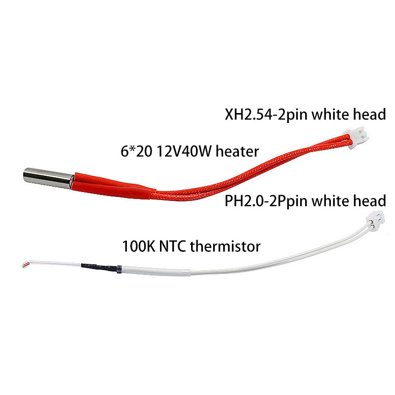 The CR-6SE NTC Heater Kit by 3D Printing Perth - Cirrus Link includes a 90mm 24V 40W heater and a reliable thermistor, ensuring efficient performance for your 3D printing setup.