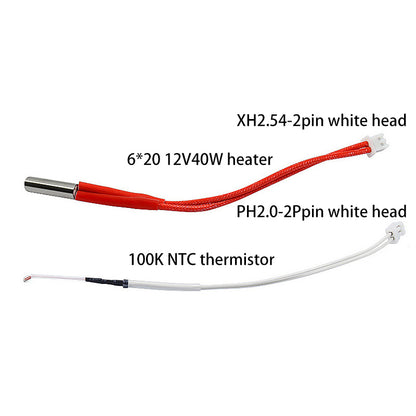 The CR-6SE NTC Heater Kit by 3D Printing Perth - Cirrus Link includes a 90mm 24V 40W heater and a reliable thermistor, ensuring efficient performance for your 3D printing setup.