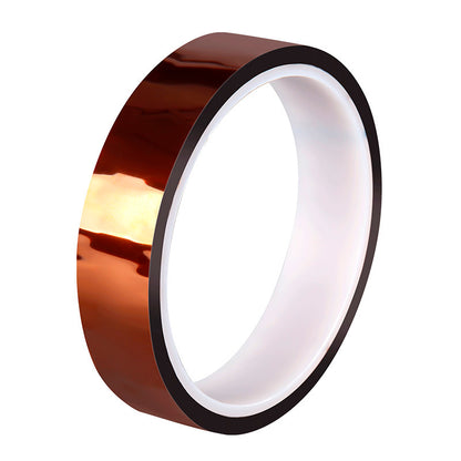 3D Printing Perth - Cirrus Link 300℃ High Temperature Tape for 3D Printer Heating Bed, Brown Yellow, 20mm x 20m—ideal for reliable bed adhesion in 3D printing.