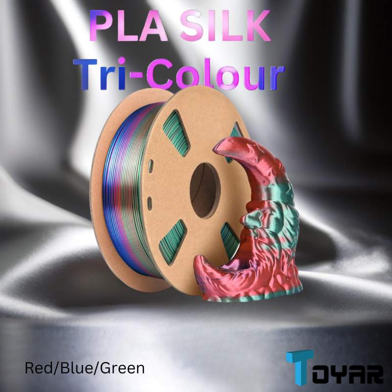 Tri-Color 3D Printer Filament PLA Silk Tricolor for 3D Printing