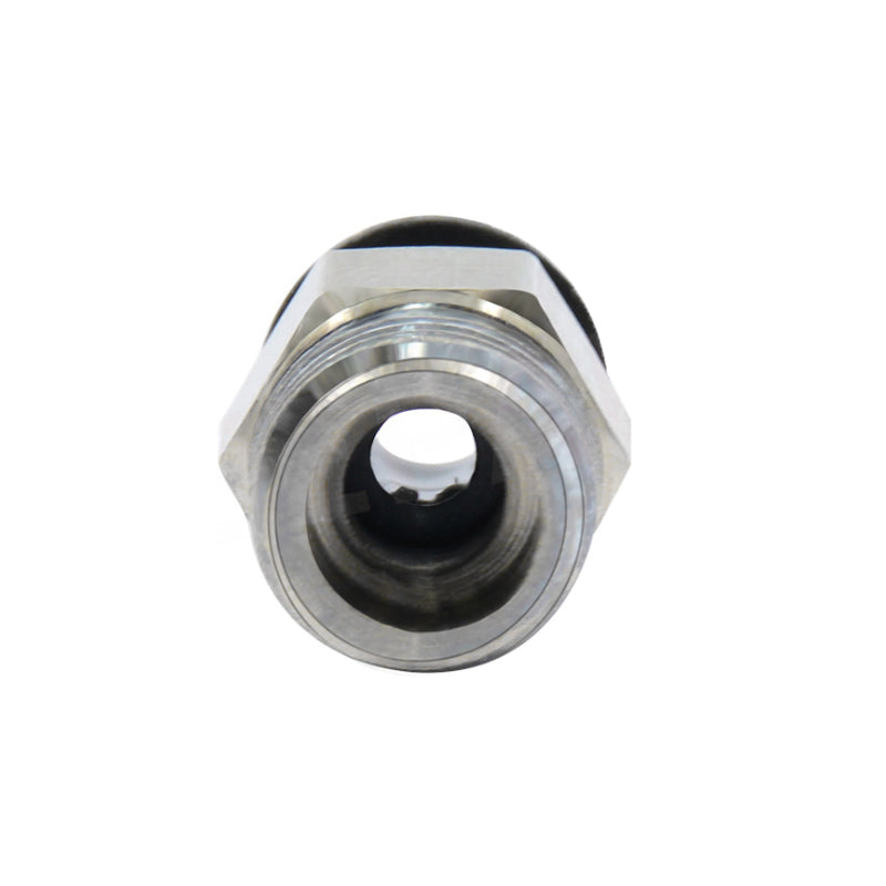 Made from steel, the PC4 M10 Quick Connector by 3D Printing Perth - Cirrus Link features a threaded exterior and hollow center for seamless integration with 4mm Teflon tubing in 3D printing. It provides precision and reliability, making it ideal for creators focused on efficient assembly.